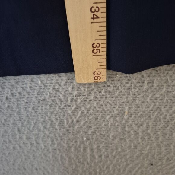 J. Crew Women's Blue Ruffle Neck Sheath Midi Dress 4 - Picture 7 of 9